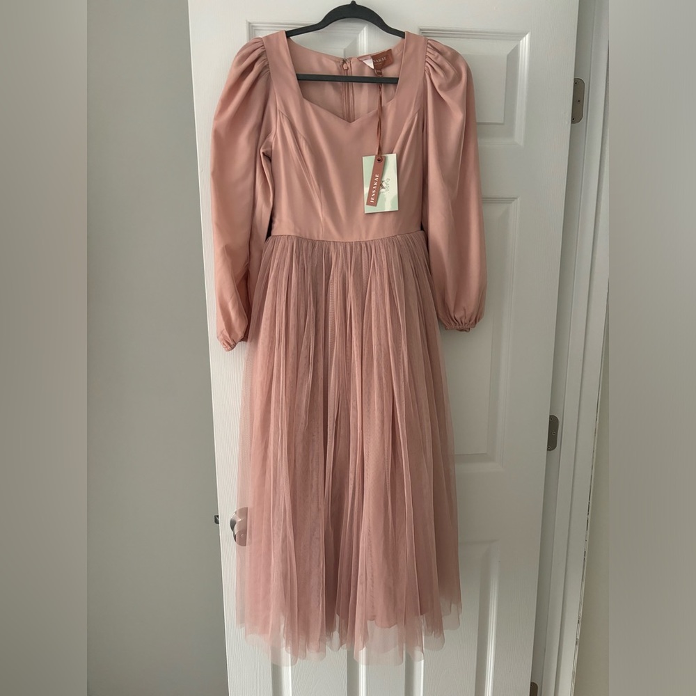 JessaKae dusty rose mauve midi dress